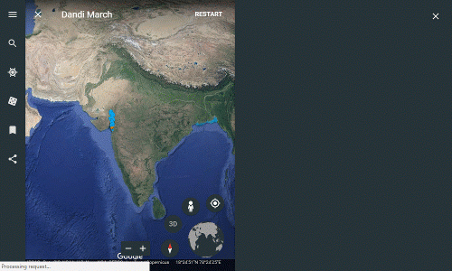 Google Earth - Dandi March 2